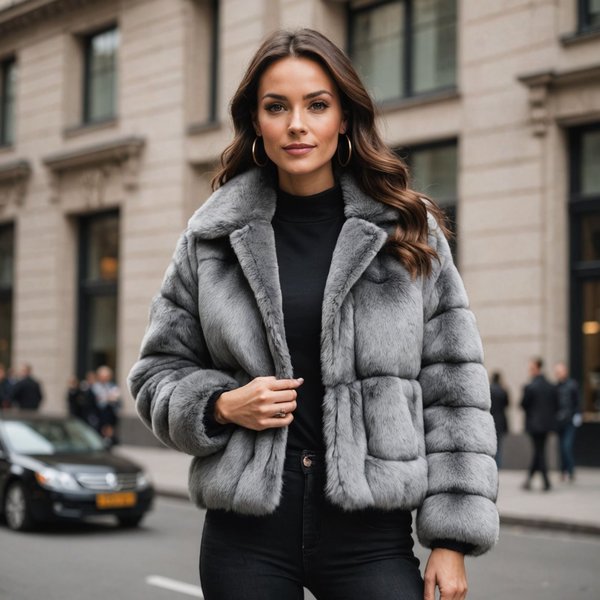 Quels types de vestes en fausse fourrure sont idéales pour une silhouette petite?